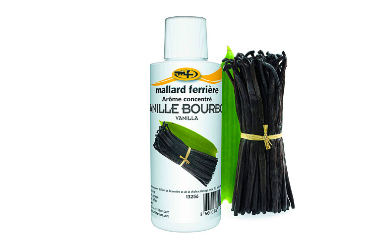 Ar&ocirc;me alimentaire concentr&eacute; Mallard Ferri&egrave;re vanille bourbon 125ml