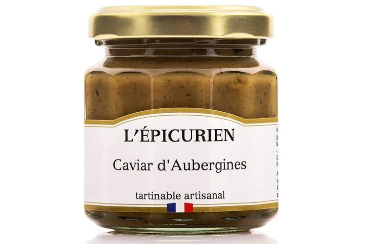 Caviar d'aubergines artisanal L'&Eacute;picurien fabriqu&eacute; en France 100g