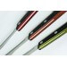 Couteau de table GÜDE Universel 10cm micro-denté manche noir/jaune