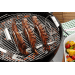 Support pour ribs Gefu en acier inox 40cm