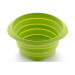 Passoire rétractable Lékué ø23cm en silicone Platinum - Rouge ou vert