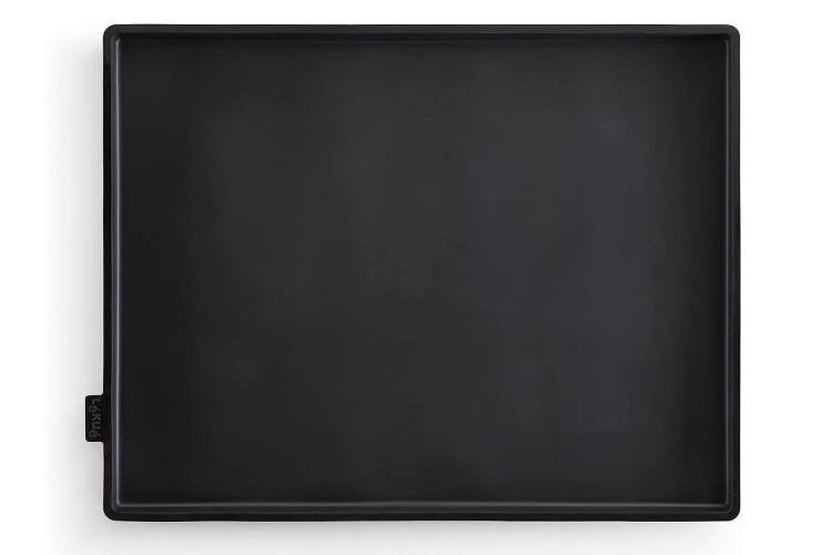 Tapis de cuisson L&eacute;ku&eacute; 40x30cm en silicone Platinum &agrave; rebord