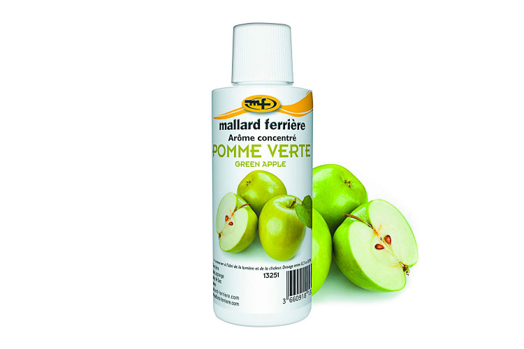 Ar&ocirc;me alimentaire concentr&eacute; Mallard Ferri&egrave;re pomme verte 125ml