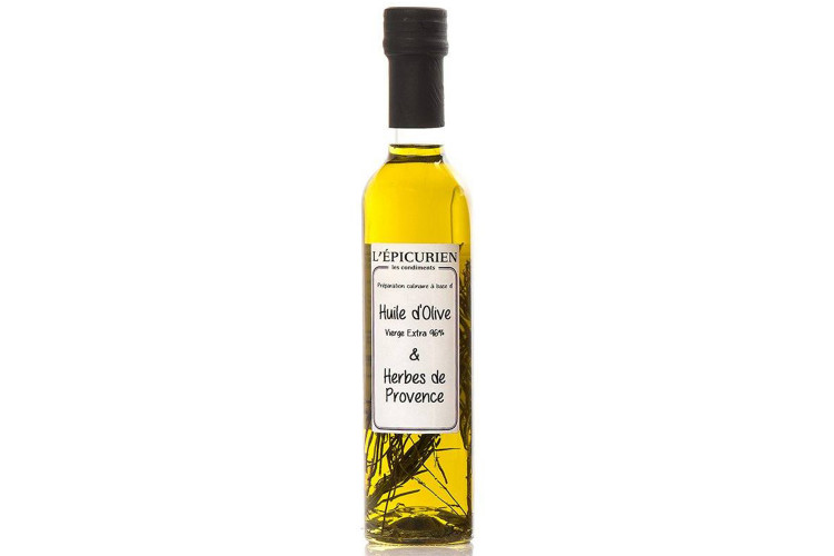 Huile d'Olive Vierge Extra 96% & Herbes de Provence L'&Eacute;picurien 25cl