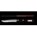 Couteau de table GÜDE Universel 10cm micro-denté manche noir/rouge