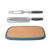Coffret de découpe Berghoff Leo planche + couteau + fourchette à viande