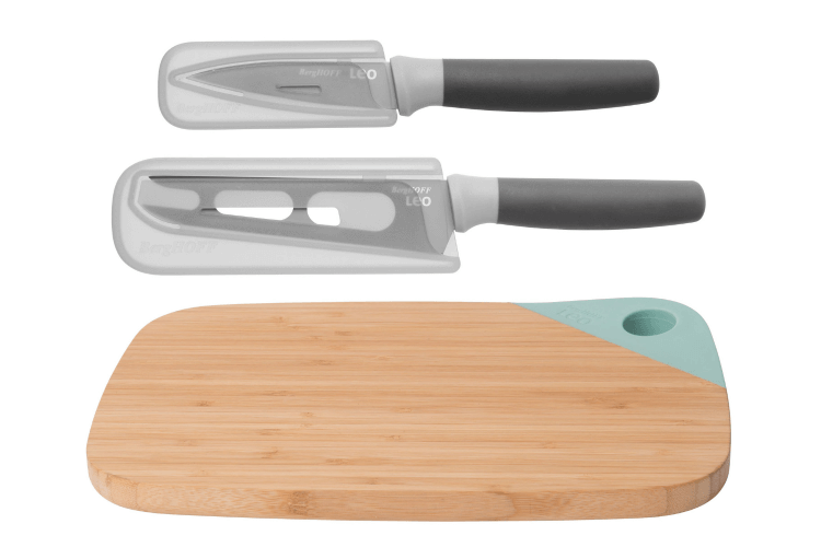 Coffret planche à fromage Berghoff Léo avec 2 couteaux