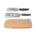 Coffret planche à fromage Berghoff Léo avec 2 couteaux