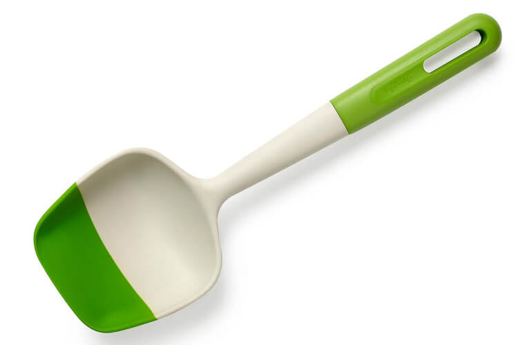 Cuillère à étaler flexible Lékué 31,6cm en silicone Platinum vert