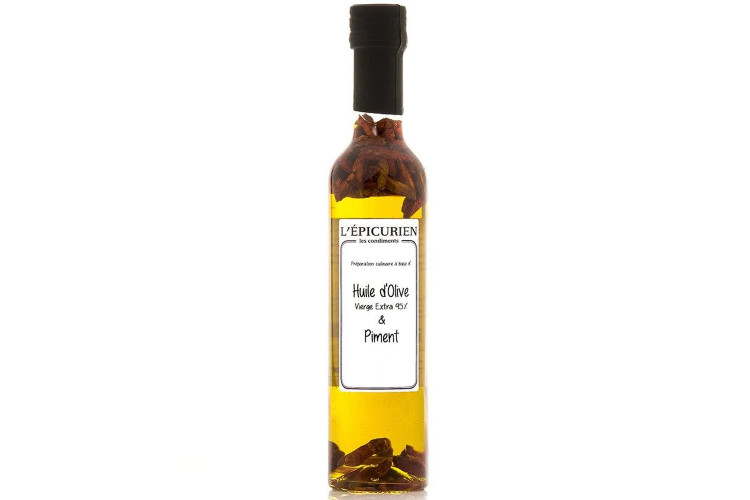 Huile d'Olive Vierge Extra 95% & Piment L'&Eacute;picurien 25cl