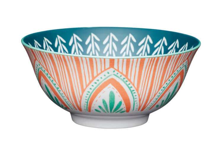 Bol en grès émaillé Kitchen Craft motif folklorique