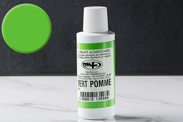 Colorant alimentaire liquide Mallard Ferri&egrave;re vert pomme 100ml