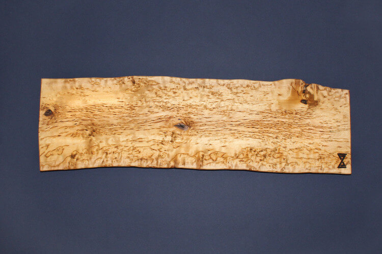 Barre aimantée artisanale Essences Creations 45cm en bouleau madré - 6 places