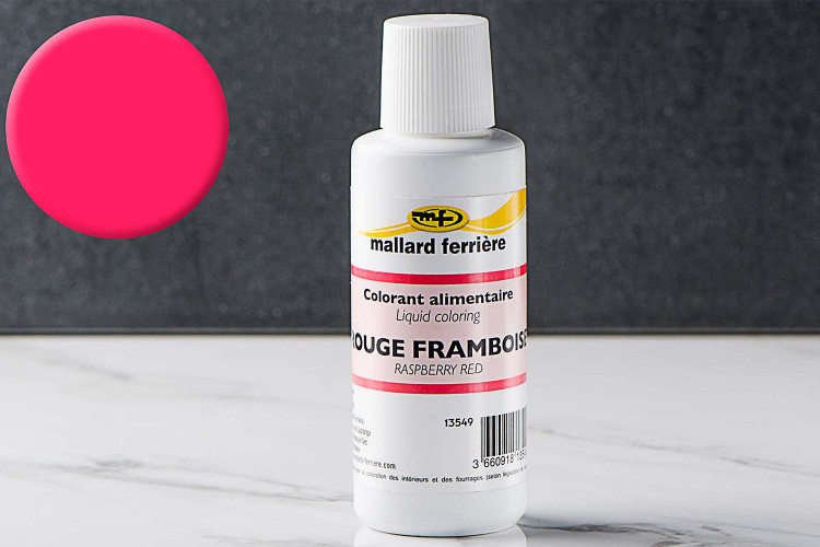 Colorant alimentaire liquide Mallard Ferri&egrave;re rouge framboise 100ml