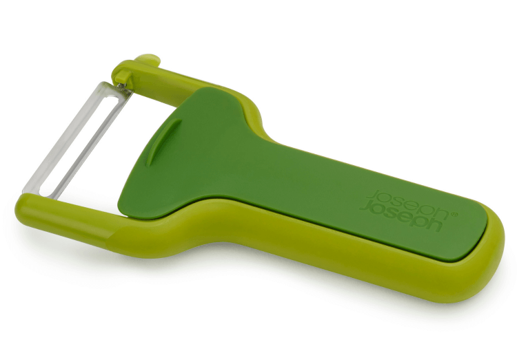 Éplucheur Joseph Joseph SafeStore avec protège lame intégré vert