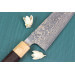 Couteau bunka japonais artisanal Takeshi Saji VG10 Rainbow 16,5cm
