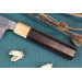 Couteau bunka japonais artisanal Takeshi Saji VG10 Rainbow 16,5cm