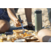 Accessoire Picnic Plus Opinel N°8 fourchette et cuillère avec étui serviette