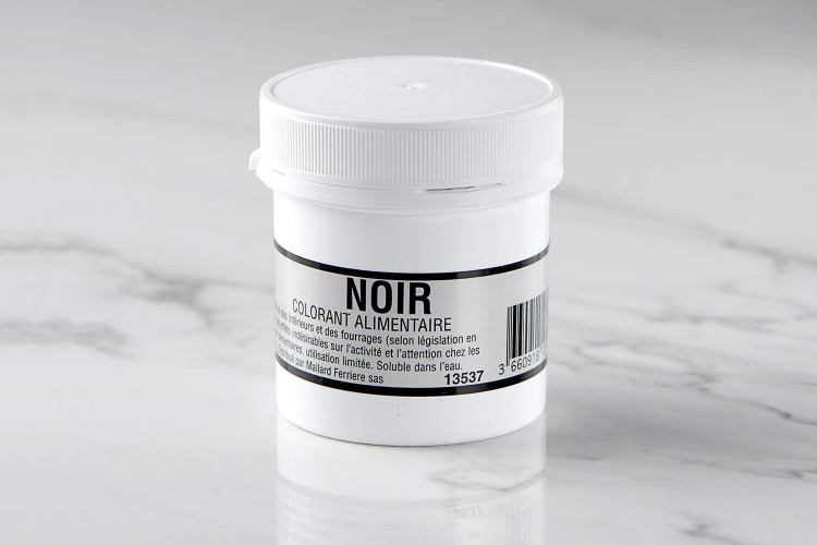 Colorant poudre concentr&eacute; hydrosoluble noir 20g