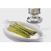 Plat à asperges Westmark en porcelaine blanc 40 x 20cm