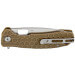 Couteau pliant Honey Badger Flipper D2 Large 01HO029 manche nylon / fibres de verre tan 11,7cm