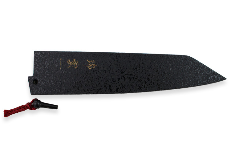 Prot&egrave;ge-lame Kanetsugu Saya en bois de magnolia pour couteau universel Zuiun
