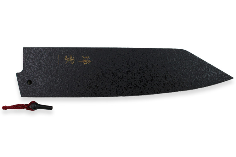 Prot&egrave;ge-lame Kanetsugu Saya en bois de magnolia pour couteau santoku Zuiun
