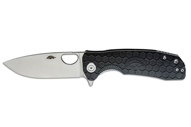 Couteau pliant Honey Badger Flipper D2 Small 01HO032 manche nylon / fibres de verre noir 9,4cm