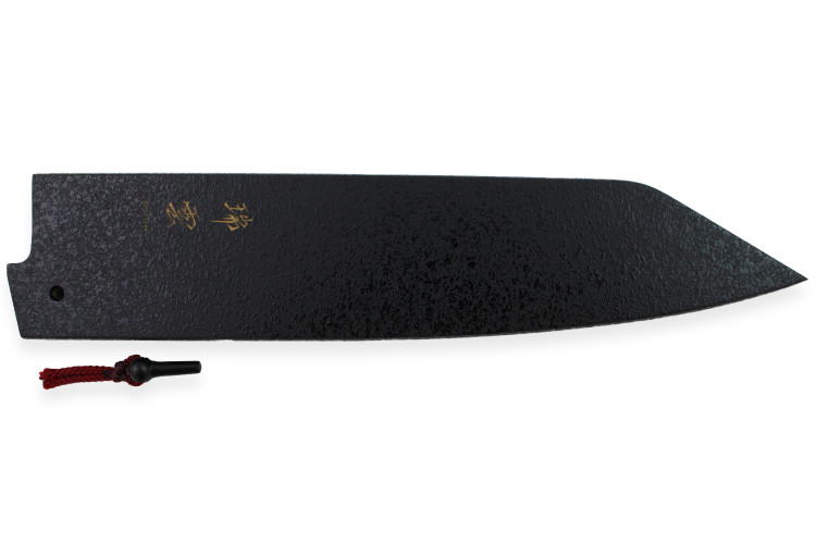 Prot&egrave;ge-lame Kanetsugu Saya en bois de magnolia pour couteau de chef Kiritsuke Zuiun
