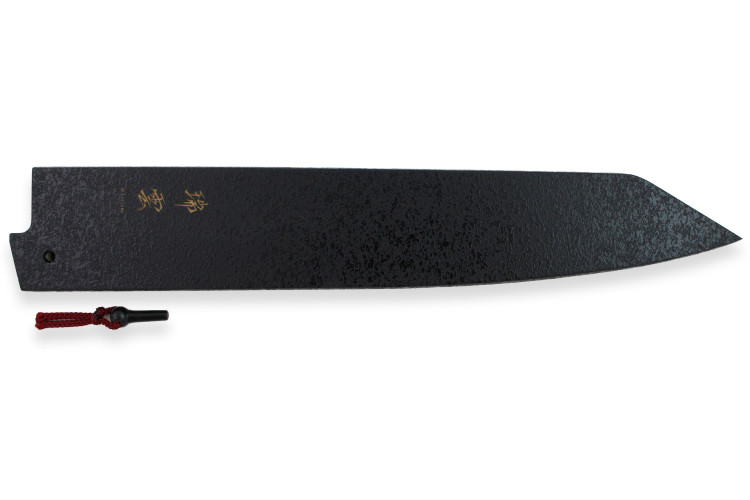 Prot&egrave;ge-lame Kanetsugu Saya en bois de magnolia pour couteau Sujihiki Zuiun