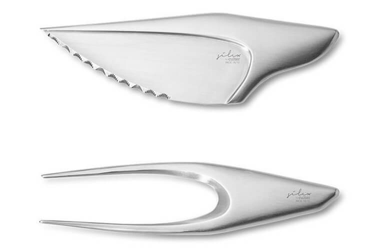 Set de découpe Culter Silex couteau + fourchette