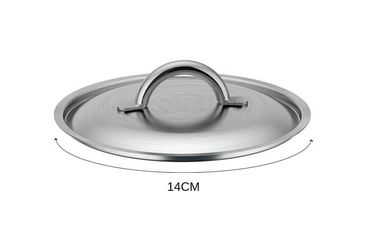 Couvercle De Buyer Prim'Appety en inox brossé avec poignée