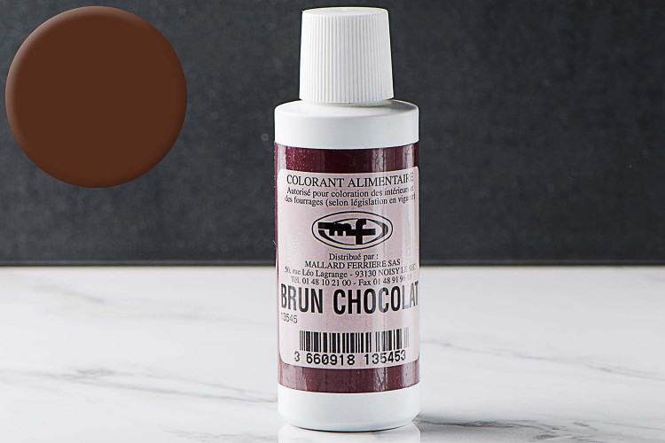 Colorant alimentaire liquide Mallard Ferri&egrave;re brun chocolat 100ml
