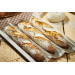 Plaque de cuisson De Buyer perforée en inox pour 3 baguettes