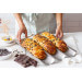 Plaque de cuisson De Buyer perforée en inox pour 3 baguettes