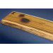 Barre aimantée artisanale Essences Creations 48cm bois de cytise brûlé Shu Sugi Ban modèle 1