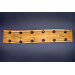 Barre aimantée artisanale Essences Creations 48cm bois de cytise brûlé Shu Sugi Ban modèle 1