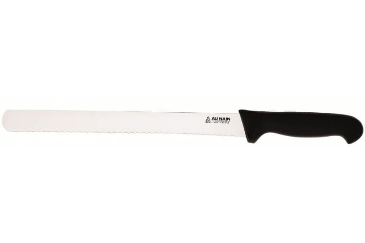 Couteau à génoise et entremets lame demi lune 28cm Au Nain