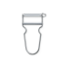 Éplucheur STAR Victorinox tout inox lame lisse