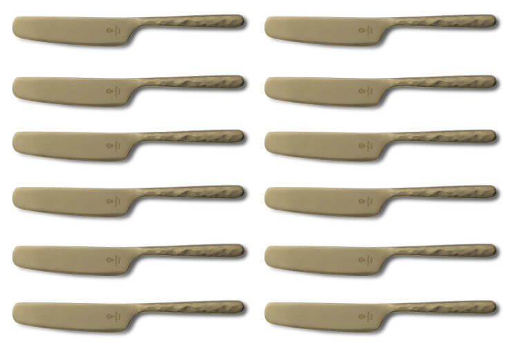 Set de 12 couteaux à beurre Culter Kodai 15,5cm