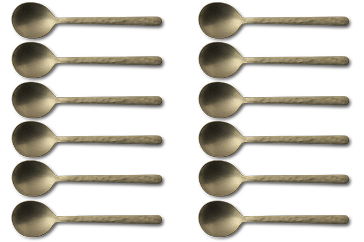 Set de 12 cuill&egrave;res &agrave; caf&eacute; Culter Kodai 11,5cm