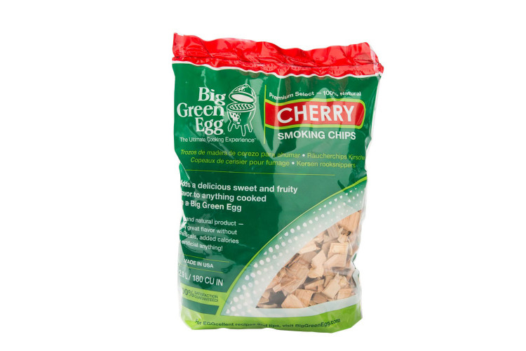 Sachet de copeaux de bois de cerisier Big Green Egg 2,9L - Id&eacute;al fumage