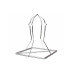 Support à rôtir vertical pliable pour canette de bière Big Green Egg pour poulet