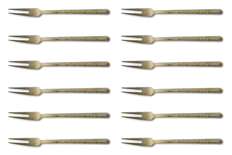 Set de 12 fourchettes de table Culter Kodai 2 dents 17,9cm