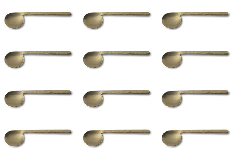 Set de 12 cuill&egrave;res &agrave; caf&eacute; Side Culter Kodai 9,4cm