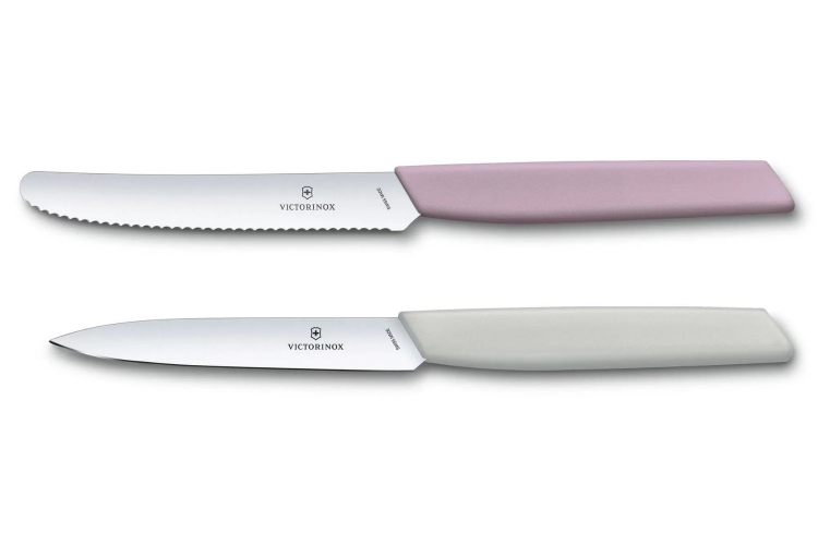 Set Victorinox 2 couteaux Swiss Modern Blush &eacute;dition limit&eacute;e 2022