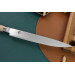 Couteau à trancher japonais Kai Shun Classic White damas 33 couches 23cm