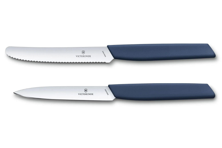 Set 2 couteaux Victorinox mod&egrave;le Swiss Modern Marine &eacute;dition limit&eacute;e 2022