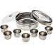 Boîte à épices indiennes Kitchen Craft Masala Dabba 7 pots en inox