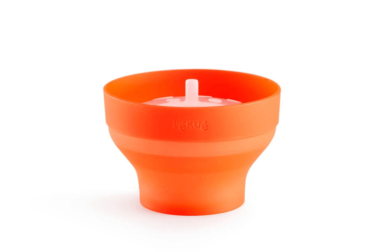 Mini bol à popcorns Lékué pour micro ondes en silicone diamètre 12,7cm
